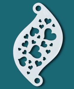 Stencil   hearts  valentijn