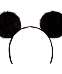 Mickey mouse harige diadeem zwart