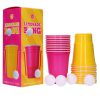 bierpong roze geel