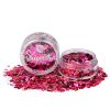 Losse glitters   Chunky pink lady mix