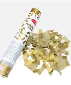 Confettikanon goud  (18bar)