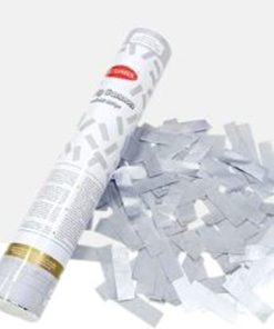 Confettikanon zilver  (18bar)