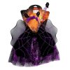 Verkleedset halloween vleeurmuisje zwart paars kids ONE SIZE