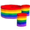 Regenboog zweetband set hoofd en armbanden