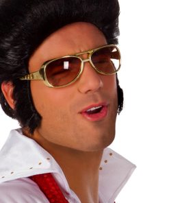 Elvis bril goud 