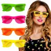 Felle neon bril montuur kleur assorti