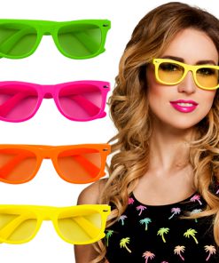 Felle neon bril montuur kleur assorti
