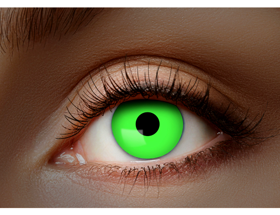 Lenzen UV groen halloween cosplay elftopia