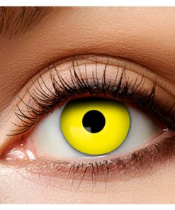 Lenzen   effen geel weerwolf halloween cosplay elftopia