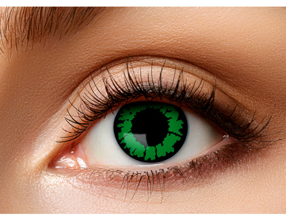 Lenzen zwart groen orc halloween cosplay elftopia