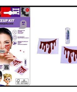 Lippenstift zilver met bloedtranen stickers