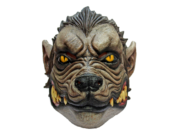 Masker wolf met tanden volledig