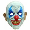 Masker killerclown wit bl rood volledig