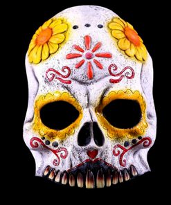 Dotd masker rubber half face geel