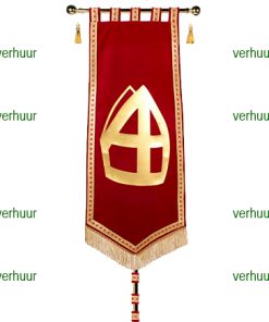 Banner en mast TE HUUR voor uw sinterklaasevenement in stijl