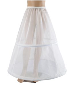 Hoepelrok wit lang markies middeleeuwen