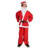 Kerstman jongen rood wit 10-13j
