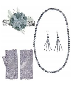 Charleston set zilvergrijs