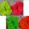 Neon fluo scrunchi haarrekker