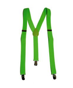 Fluo neon bretellen groen