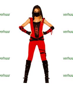 Jumpsuit rood ninja china 