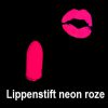 Lippenstift neon roze