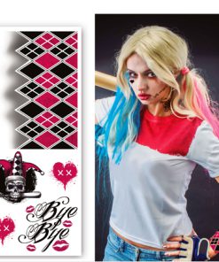 Harley quinn tattoo set tijdelijk