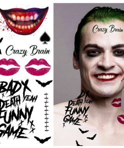 Tattoo tijdelijk The Joker Hahahahah