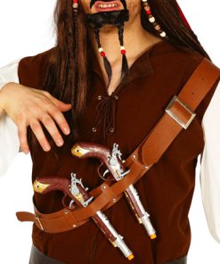 Piratenriem holster met 2 geweren incl