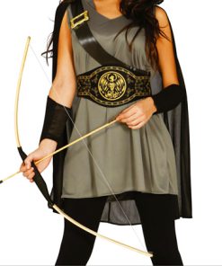 Pijl en boog hout met pijlen en pijlenkoker