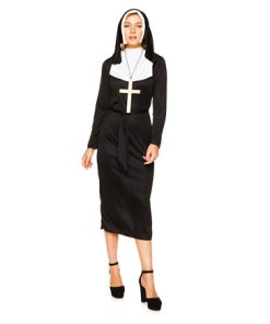 Nonnenkleed klassiek zwart wit 