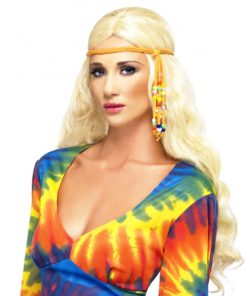 Hippie hoofdband met kralen 