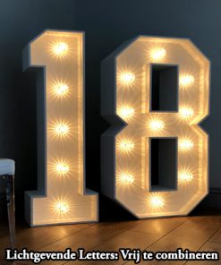 18  Lichtgevende letters combinatie voorbeeld