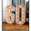 60 Lichtgevende letters combinatie voorbeeld