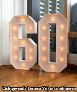 60  Lichtgevende letters combinatie voorbeeld