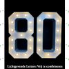 80  Lichtgevende letters combinatie voorbeeld