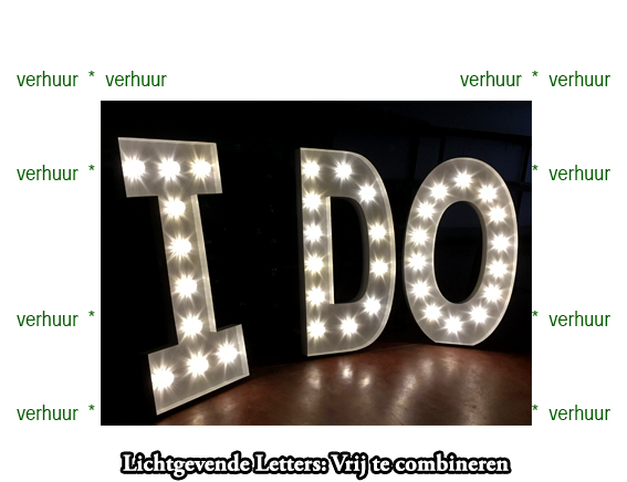 IDO Lichtgevende lettersIDO combinatie voorbeeld