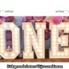 ONE   Lichtgevende letters combinatie voorbeeld