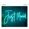 just married   neon lichtgevende plaat  TE HUUR