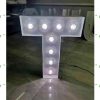 T Lichtgevende letter/cijfer voorbeeld