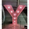 Y  Lichtgevende letter/cijfer voorbeeld