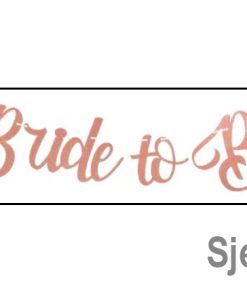 Bride to be sjerp wit rose