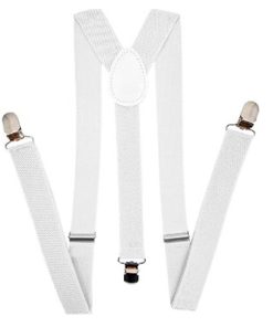 Bretellen zilver wit