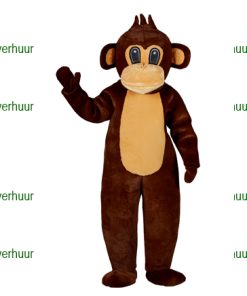 Mascotte aap apenpak bruin