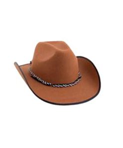 Cowboyhoed vilt bruin