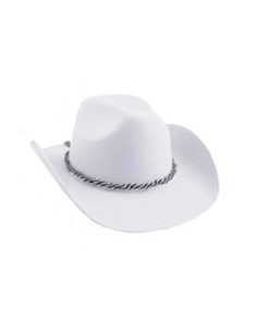 Cowboyhoed vilt wit