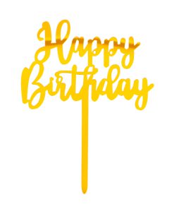 happy birthday topper