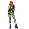 Sexy leger jumpsuit camouflage