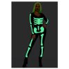 Skelet catsuit jumpsuit lichtgevend
