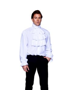 Piratenhemd wit markies